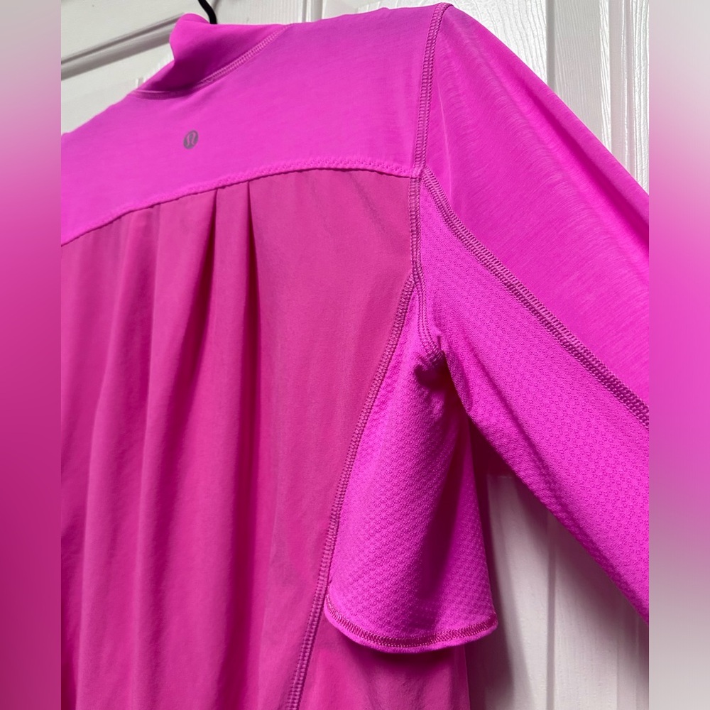 Lululemon Women's Fuchsia Pink Athletic Jacket Size 8 - Picture 11 of 13